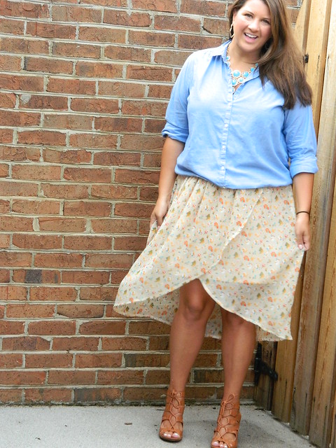 Chambray and Floral