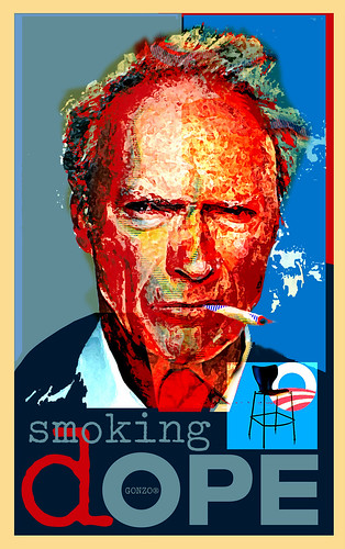 Eastwood Dope Poster GONZO® by Stephen R Mingle /Gonzo®