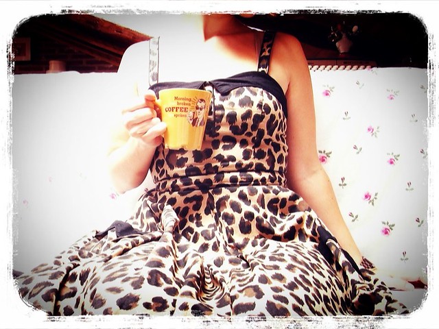 leopard dress hm
