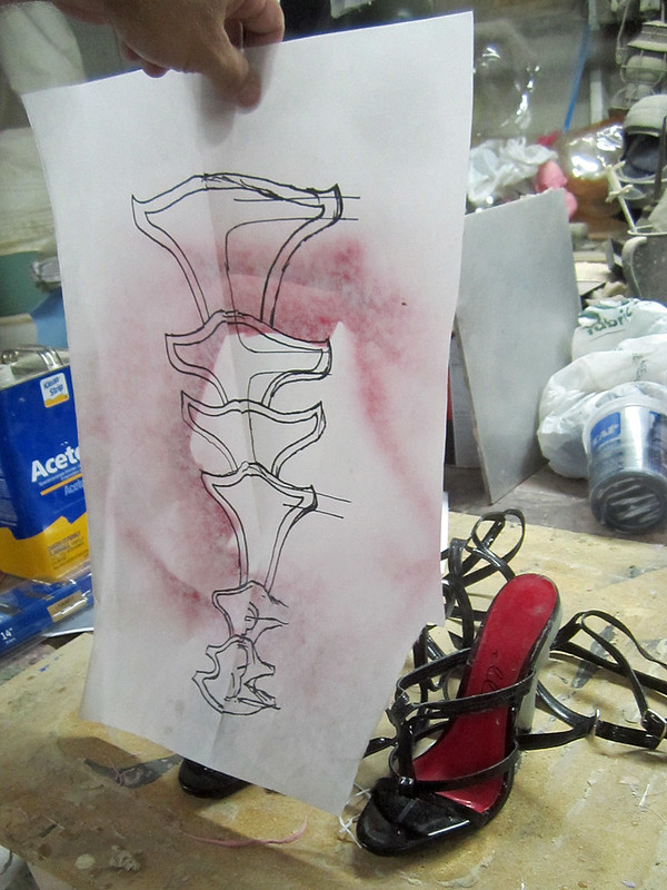 Outline for Front of Shoe