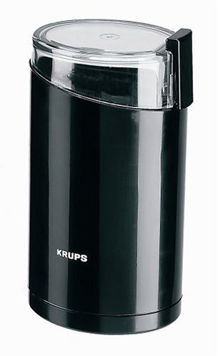 KRUPS 20342 Electric Spice and Coffee Grinder with Stainless Steel blades Black