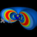 Artist's rendering showing two spacecraft representing the not-yet-designed Radiation Belt Storm Probes that will study the sun and its effects on Earth. PHOTO CREDIT: Johns Hopkins University Applied Physics Laboratory