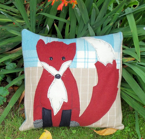 Fox Cub Cushion Cover