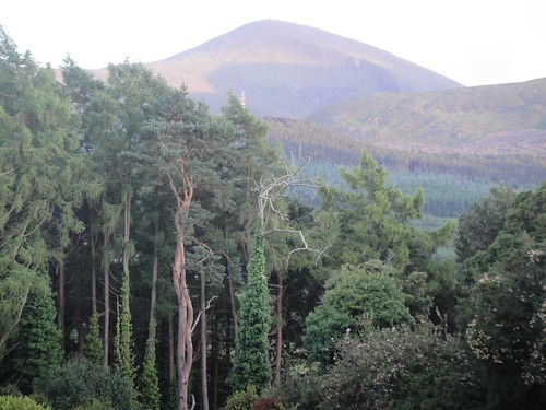 The summit of Slieve Donard from the Enniskeen House Hotel, Newcastle NI