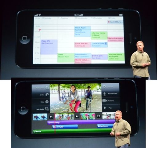 Календарь и проигрыватель iPhone 5