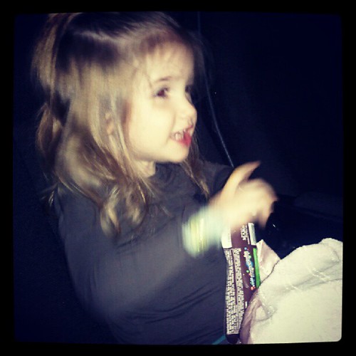 and Austin went to her 1st movie! :)