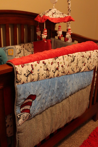 Crib and bedding