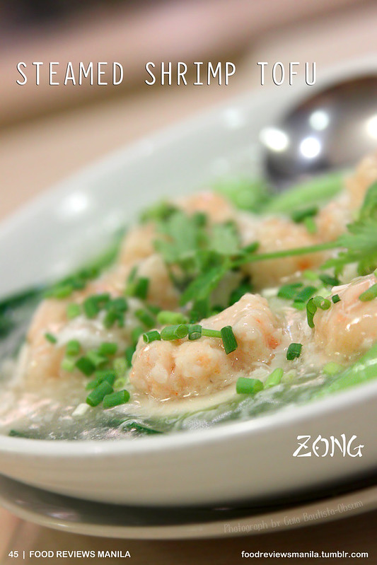 Steamed Shrimp Tofu from Zong