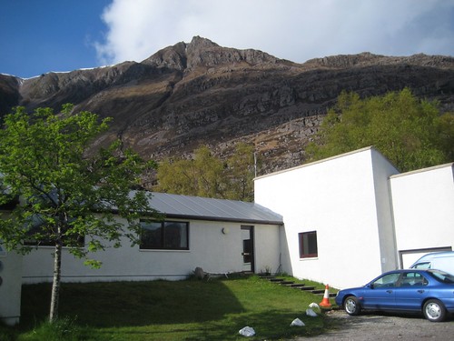 Winter has gone from Liathach above Torridon Hostel