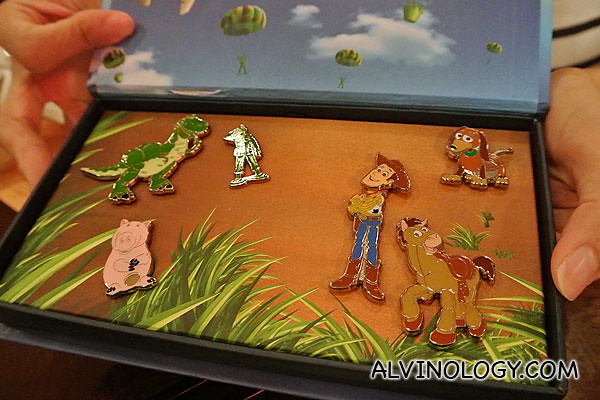 Toy Story pins to take home