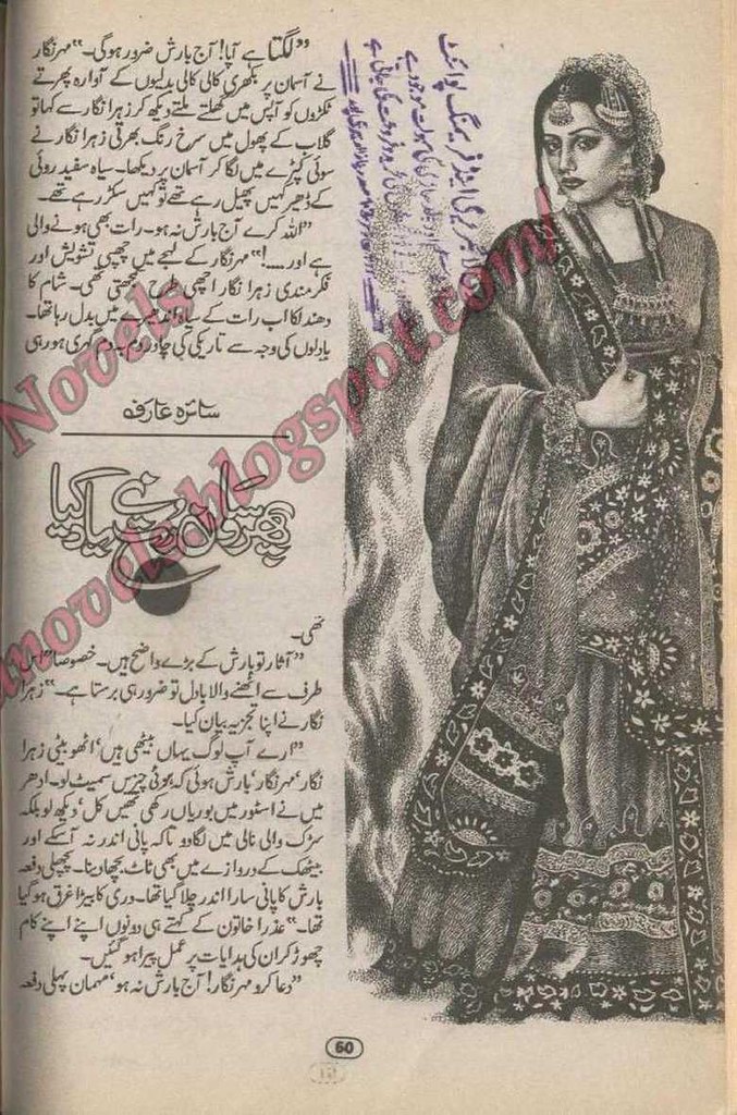Phir Sawan Rut Ne Yad Kia is a very well written complex script novel by Saira Arif which depicts normal emotions and behaviour of human like love hate greed power and fear , Saira Arif is a very famous and popular specialy among female readers