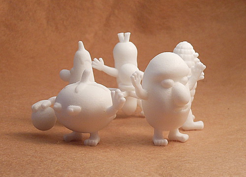 The Botanicals - Fantasy Basketball Team - Printed in 3D with Shapeways