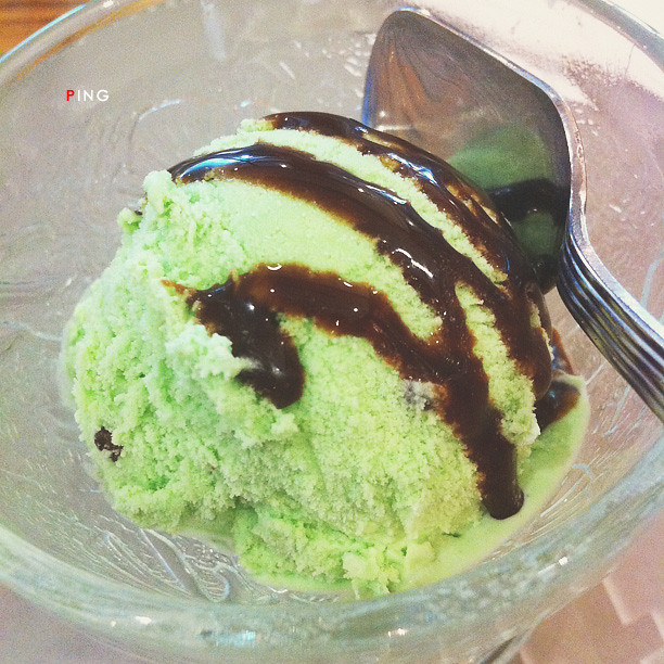 Mint Ice-cream @ Kaffa Kafe, Straits Quay