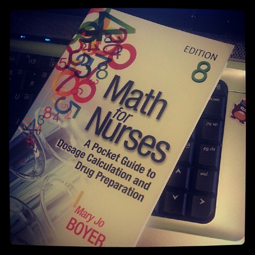 "Math for Nurses"; my new bff?