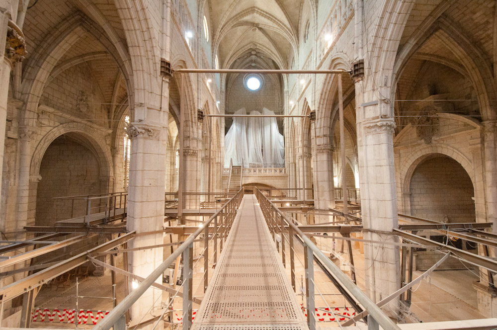 Fotos de Visita a la Catedral de Santa María de Vitoria, abierta por obras