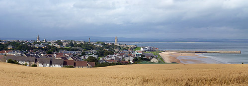 St Andrews, Fife in September: a panorama