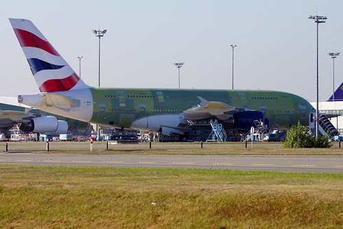 First Airbus A380 for British Airways