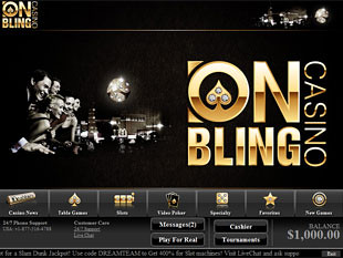 OnBling Casino Lobby