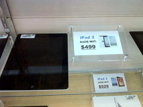 64 GB iPad 2 Wifi for $499