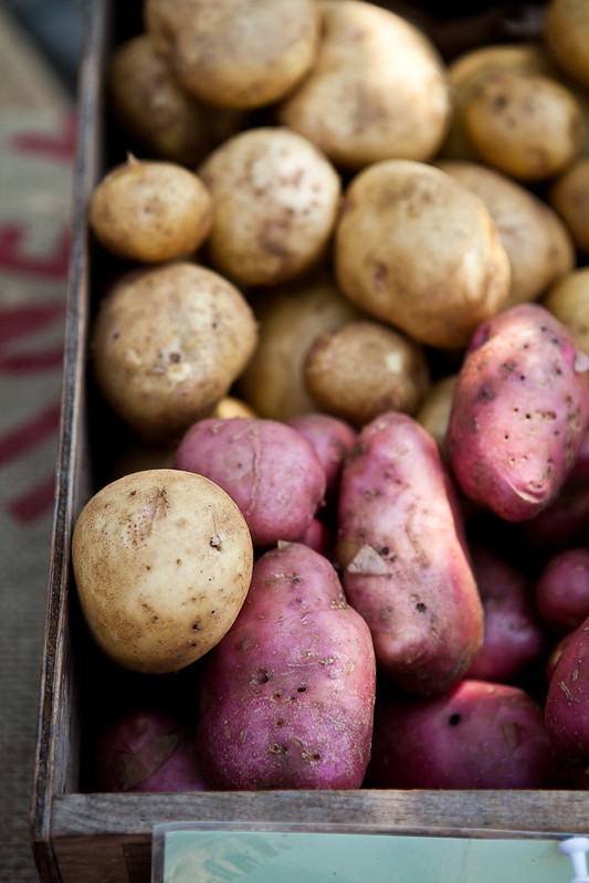 Potatoes at the Corvallis Farmers Market