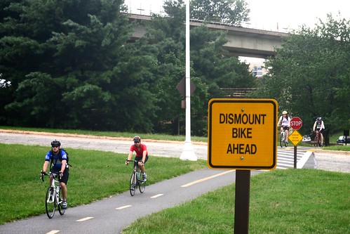 Dismount Bike Ahead