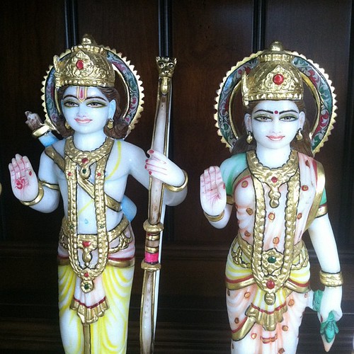 Ram and Sita - home altar