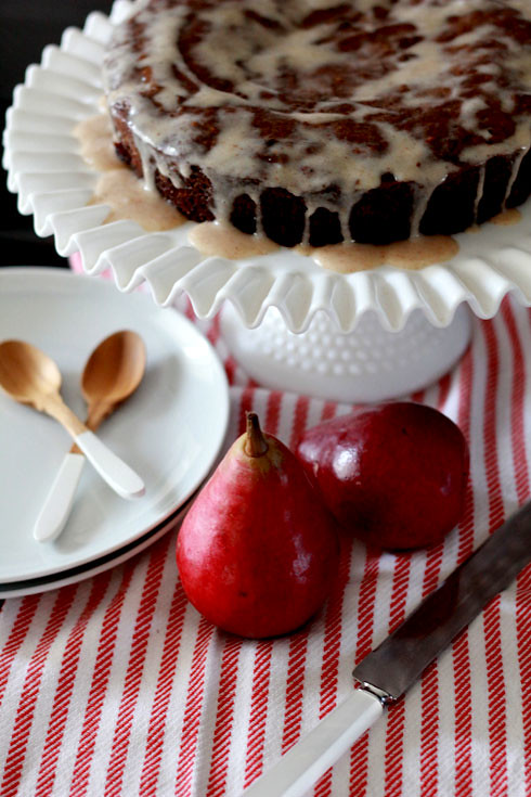 spiced pear cake for made by girl