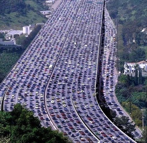 Longest jam in China 265km
