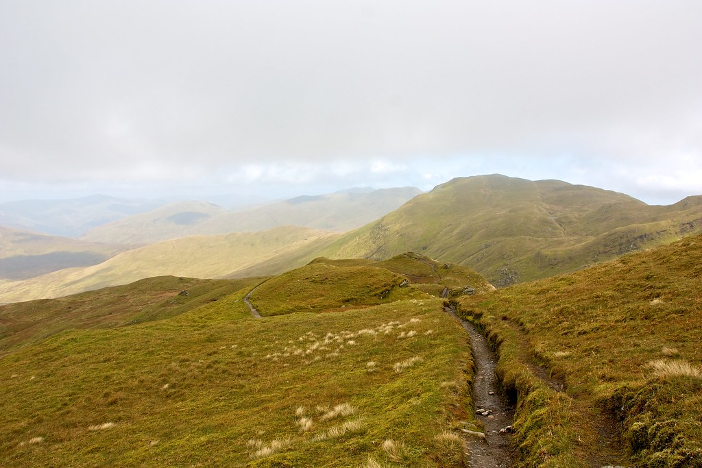 Descent from Beinn nan Eichan