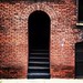 Dead End Door #boston #artist #photographer #studio #fortpointchannel  #door #brick #stairs #red #black posted by Stephen Sheffield Photography to Flickr