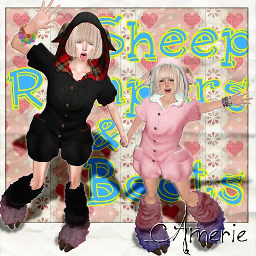 Sheep rompers & Boots