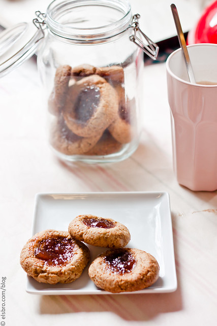 Fig and Pistachio Thumbprint Cookies