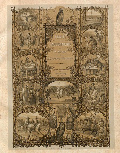 001-Portada- Traité de fauconnerie..1853- Hermann Schlegel- Universität Düsseldorf