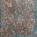 葉落錯-18,53x45.5cm, 複合媒材,2012