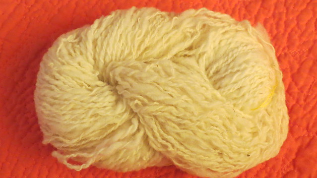 mine from fleece to cleaning to carding to spinning