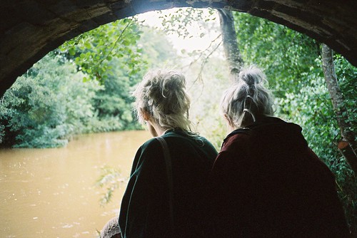 sisters in the tunnel, wales