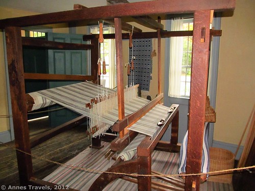 A loom for weaving cloth, Genesee Country Village & Museum, Mumford, New York
