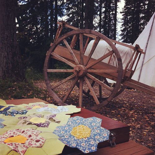 Hexies at Heritage Camping! Rocky Mountain House National Historic Site