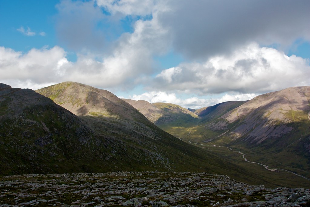 Cairn Toul and the Lairig Ghru