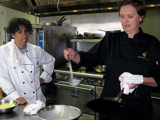 Chef Carol makes Crepes from New School of Cooking