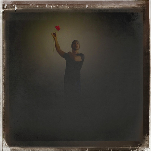 The Rose (From My Butoh Vlog) (Digital Work Over Photograph. 2012)