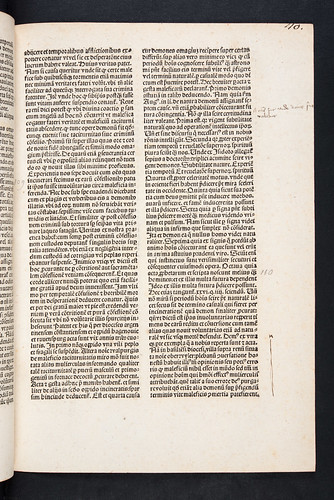 Manuscript annotations in Institoris, Henricus and Jacobus Sprenger: Malleus maleficarum