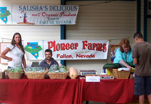 Fallon farmers at the All Nevada Grown farmers market in Fallon, NV.  The Nevada Department of Agriculture received a 2012 specialty crop block grants for a project with the Churchill Economic Development Association that will give small farmers access to tools and facilities they typically wouldn’t have on their own. Photo courtesy Fallon Farmers’ CollaborativeFallon farmers at the All Nevada Grown farmers market in Fallon, NV.  The Nevada Department of Agriculture received a 2012 specialty crop block grants for a project with the Churchill Economic Development Association that will give small farmers access to tools and facilities they typically wouldn’t have on their own. Photo courtesy Fallon Farmers’ Collaborative