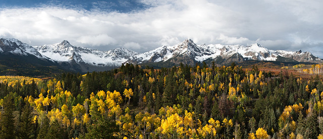 Autumn Panorama, Sneffels Range