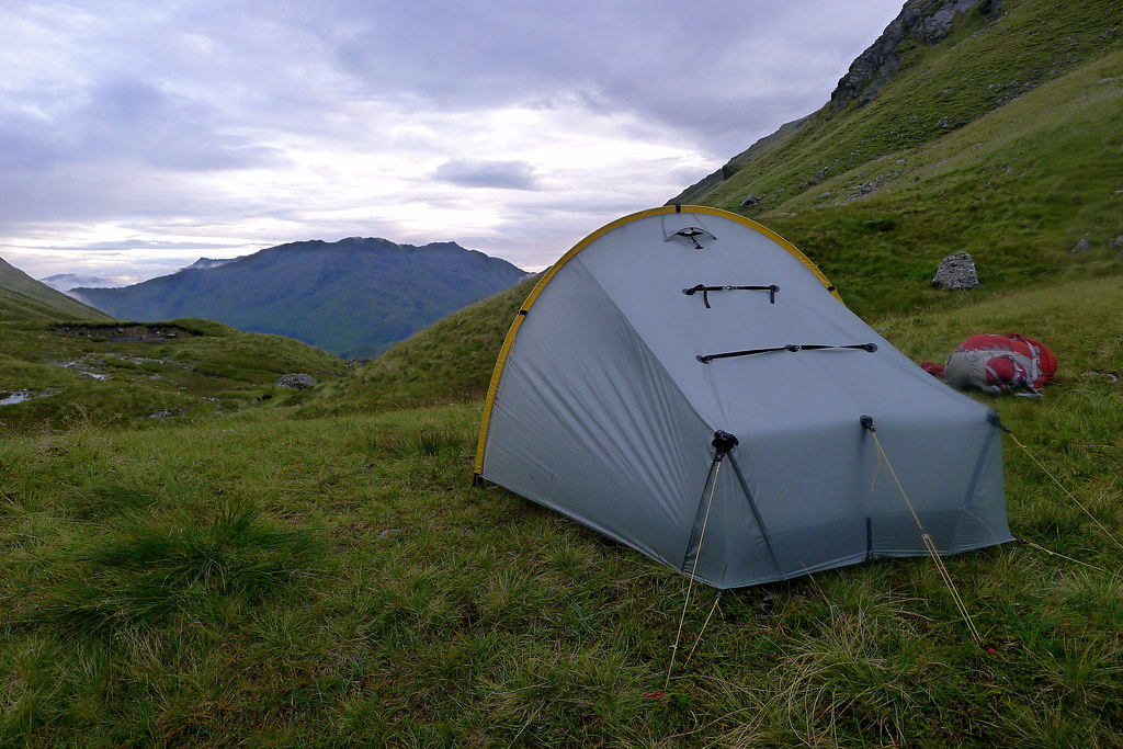 Camped above Glen Finnan