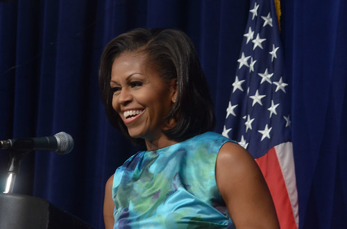 Michelle Obama speaks to the African American Caucus