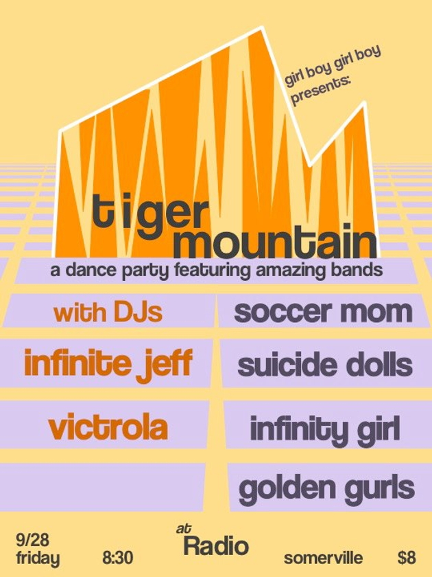 Tiger Mountain with Infinity Girl, Soccer Mom, Golden Gurls and Suicide Dolls