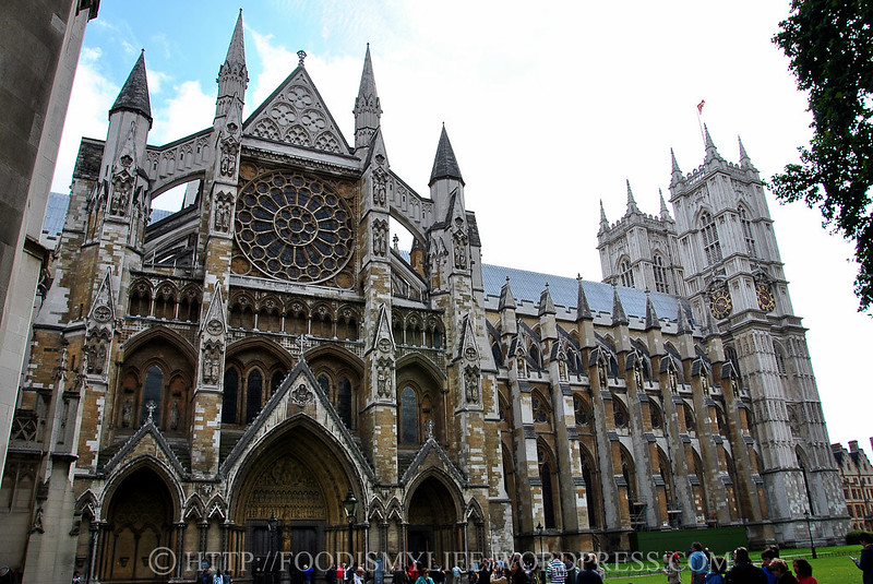 North Face of Westminster Abbey, London, England