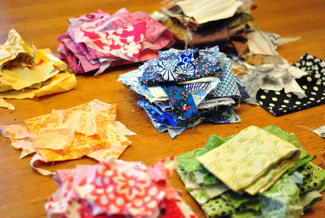 Organizing Fabric Scraps