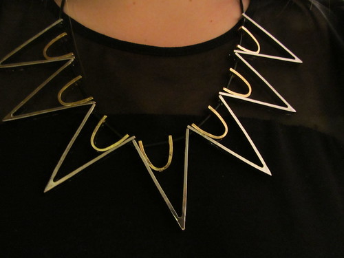 topshop gold and silver necklace
